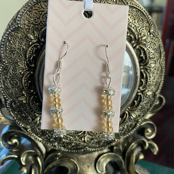 3 for 15. Silver and Gold Handmade Earrings - Picture 4 of 4